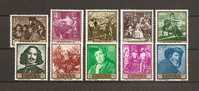 SPAIN ESPAÑA SPANIEN VELAZQUEZ DÍA DEL SELLO 1959 / MNH / 1238 - 1247 - Unused Stamps