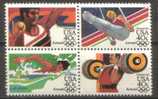 USA - Mi-Nr 1622/1625 Zdr. Postfrisch / MNH ** (A288) - Summer 1984: Los Angeles