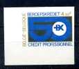 1938   CREDIT PROFESSIONNEL  BEROEPSKREDIET ++  NON DENTELE Coin De Feuille - 1961-1980