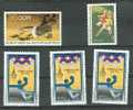 HAND-BALL Lot De 5 Timbres Allemagne DDR - Ukraine - Corée - Handball