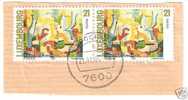 DEUX TIMBRES LUXEMBOURG ANNEE 2000 "COLLECTION P & T LUXEMBOURG " OBLITERES - Used Stamps
