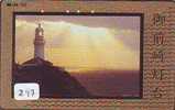 Télécarte Japon PHARE (297) Telefonkarte Japan LEUCHTTURM * VUURTOREN LIGHTHOUSE LEUCHTTURM FARO FAROL Phonecard - Lighthouses