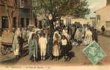 Delcampe - BIZERTE (Tunisie) Place Du Marché Belle Animation - Tunesien