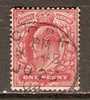 GB 1902-13  KEVII  1d (o) SG.219 - Used Stamps