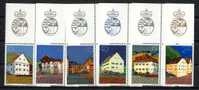 Liechtenstein** N° 641 à 646 - Série Courante . . - Unused Stamps