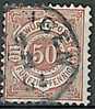 GERMAN WURTLEMBERG - 1875 NUMBERALS 50pf Brown - V1926 - Gebraucht