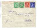 Enveloppe Belgique BRUXELLES 1945 ?? Pour Castres France - Lettres & Documents