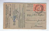 Carte Caisse De Retraite MOUSTIER SUR SAMBRE 1938 - Cachet De La Commune Au Verso  --  OO/025 - Post Office Leaflets