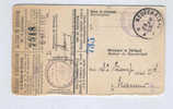 Carte Caisse De Retraite NEUFCHATEAU 1931 - Cachet De La Commune De TOURNAY Luxembourg Au Verso  --  OO/026 - Volantini Postali