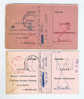 2 X Carte Caisse De Retraite NIVELLES 1946/63 - Cachets De La Commune Au Verso  --  OO/030 - Folletos De La Oficina De Correos