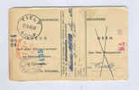 Carte Caisse De Retraite TIELT 1946 - Cachet De La Commune Au Verso  --  OO/036 - Post Office Leaflets
