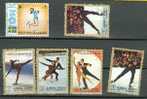 PATINAGE Lot N°07, 6 Timbres: Fujeira - Ajman State - JO 1972 Munich - Patinage Artistique