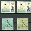 TENNIS Lot N°04, 4 Timbres: Pakistan 2004 - 9th SAF GAMES OF ISLAMABAD / Afghanistan 1963 - Tennis