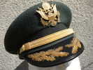 U.S.A. : SUPERBE CASQUETTE OFFICIER SUPERIEUR   U.S.  ARMY GENIE - Casques & Coiffures