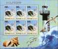 COREA DEL NORD – KOREA DPR – COREE DU NORD -2006 - GIGLIO SCOUT DELFINO E FARO(1) - YT 3562 BF Da 6 Valori ** - Unused Stamps