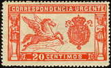 ES256-L2082TU.URGENTE. España.Spain.Espagne.PEGA SO.1905 .(Ed 256*) Con Charnela .LUJO - Eilbriefmarken
