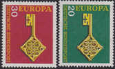 Germania 1968 Europa 2 Vl  Nuovi Serie Completa - 1968