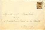 Lettre Vers Manage Affranchie Par N° Cob 341 En 1933 - Storia Postale