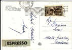 STORIA POSTALE - CARTOLINA CON 200 LIRE - ITALIA AL LAVORO - VALORE CAT. SASS. 425.00 EURO FIRMATO - Marcophilia