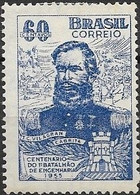 BRAZIL 1955 Centenary Of 1st Battalion Of Engineers - 60c  Lt.-Col. T. C. Vilagran Cabrita MH - Unused Stamps