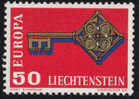 Liechtenstain 1968 Europa 1 Vl  Nuovo - 1968