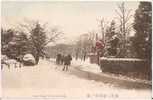 JAPAN - OLD POSTCARD - YOKOHAMA PARK - SNOW SCENE - Yokohama