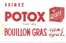 Buvard Potox Produit Liebig - Soups & Sauces