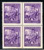 Bohemia And Moravia Scott # 85 - 86 MNH VF Blocks Of 4 Complete. Richard Wagner. Music - Ungebraucht