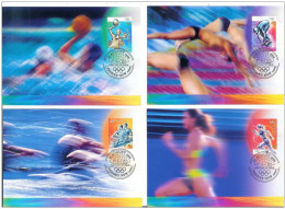 AUSTRALIA 2000 OLYMPIC SPORTS Sydney KM Set X10 Sport - Verano 2000: Sydney