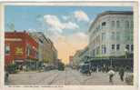 U.S.A. - FLORIDA - JACKSONVILLE - BAY STREET - LOOKING WEST - SHOPS - TROLLIES - WAGONS - PRE 1920 - Jacksonville