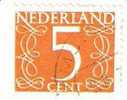 TIMBRE NEDERLAND 5 CENT OBLITERE - ...-1852 Prephilately