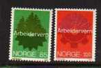 NORVEGE        Neuf **    Y. Et T. N° 641/642      Cote: 4,00 Euros - Ongebruikt