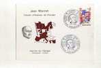 - FRANCE . TIMBRE EUROPA 1980 SUR CM JEAN MONNET . CACHET STRASBOURG 5/5/80 - 1980