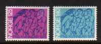 NORVEGE        Neuf **    Y. Et T. N° 654/655    Cote: 2.00 Euros - Unused Stamps