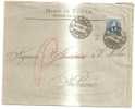 42514)lettera Svizzera Bank In Zurich Con 25c + Annullo Verso Palermo - Cartas & Documentos