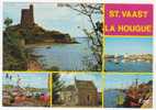 50 SAINT-VAAST-la-HOUGUE - Le Fort De La Hougue XVIIè S. Différents Aspect Du Port - Chapelle Des Marins. Multi-Vues - Saint Vaast La Hougue