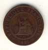 INDOCHINE - INDOCHINA - 1 Cent 1885 - Other & Unclassified