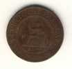 INDOCHINE - INDOCHINA - 1 Cent 1889 - - Other & Unclassified