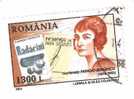 TIMBRE POSTA ROMANIA "HORTENSIA PAPADAT-BENGESCU" 1300 L. OBLITERE - Lotes & Colecciones