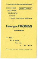 Buvard Bijouterie Georges Thomas - B