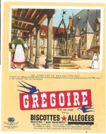 Buvard Biscotte Gregoire Les Hospices De Beaune - Biscottes