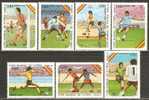 1982 World Cup Soccer Championship, Spain Mi# 2618-2624 ** MNH - Nuovi