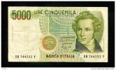 5000  Lire " ITALIE "  4 Janvier1985   VF       Bc 52 - 5000 Lire