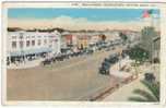 U.S.A. - FLORIDA - DAYTONA BEACH - BEACH STREET - LOOKING NORTH - BUSINESS DISTRICT - BUSY - CIRCA -1920 - Daytona