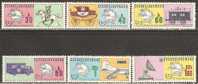 Czechoslovakia 1974 UPU Cent. Mi# 2222-2227 ** MNH - Unused Stamps