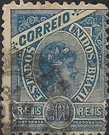 BRAZIL 1894 Liberty - 200r. - Blue  FU - Gebruikt