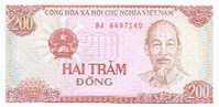 VIET-NAM 200 Dong 1987 -traktor-UNC - Viêt-Nam