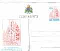 SAN MARINO -  SASS.46 CARTOLINA  POSTALE -  1985 25^ ANNIV. A.V.S.S. ASS.NE VOL.SAMMARINESI SANGUE - NUOVA **RIF. 10016 - Postal Stationery