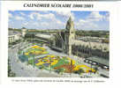 Calendrier Scolaire 2000/2001 - Metz Place De La Gare, Place De Gaulle - Tapis Florale - Altri & Non Classificati