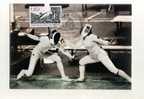 - FRANCE . CM CHAMPIONNATS DU MONDE D´ESCRIME . CACHET 1ER JOUR CLERMONT FERRAND 27/6/81 - Fencing